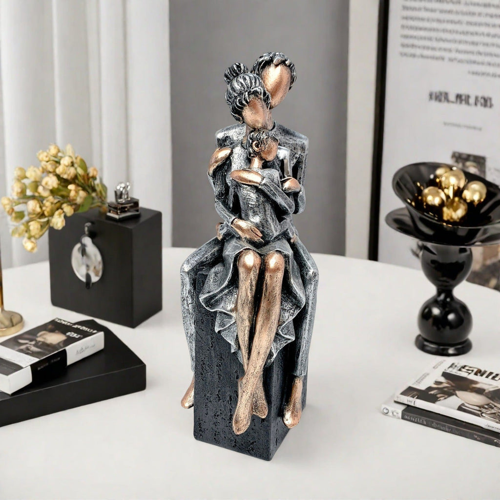 Elegant Sculpture of a Romantic Couple | High & Bury