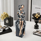 Elegant Sculpture of a Romantic Couple | High & Bury