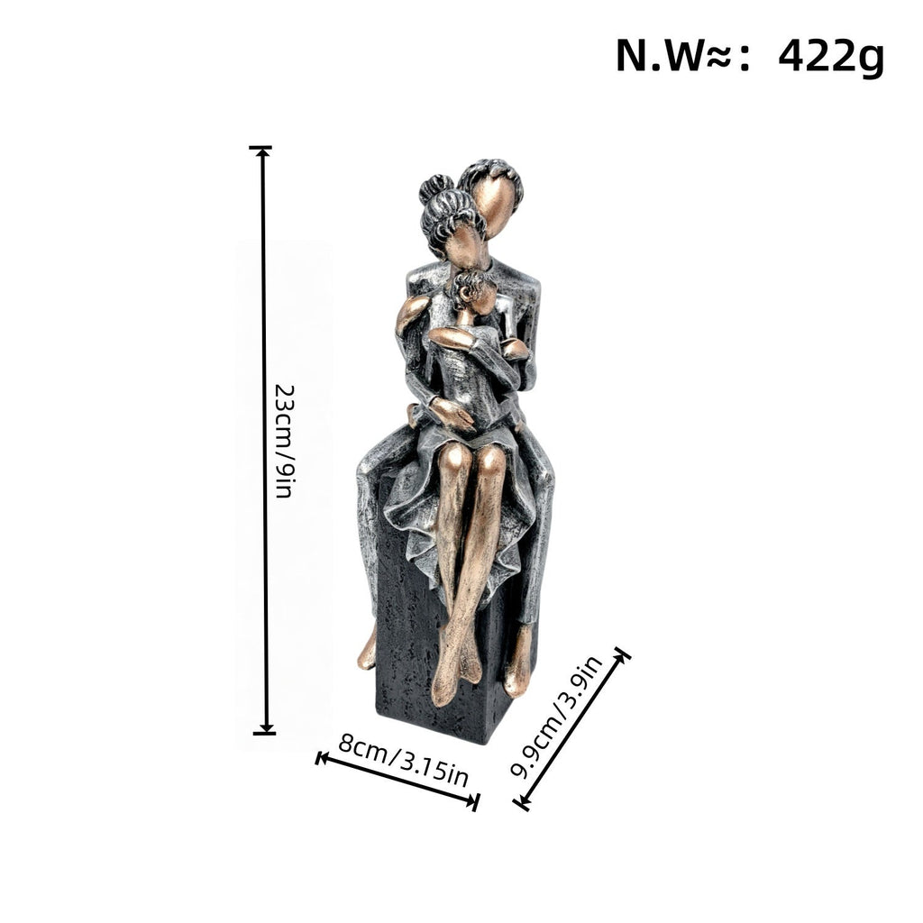 Elegant Sculpture of a Romantic Couple | High & Bury