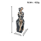 Elegant Sculpture of a Romantic Couple | High & Bury