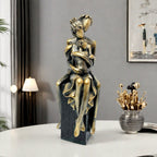 Elegant Sculpture of a Romantic Couple | High & Bury