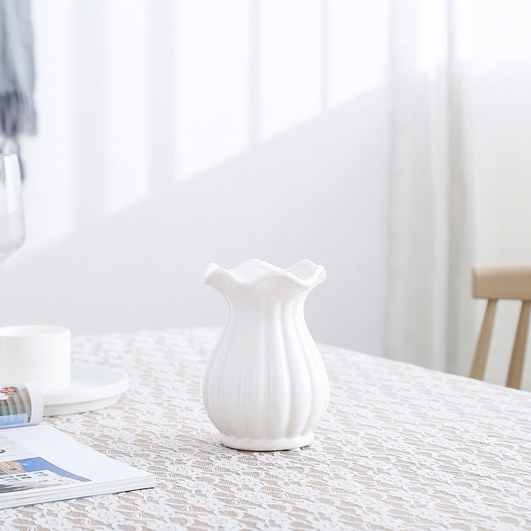 Elegant Shaped Table Vase | High & Bury
