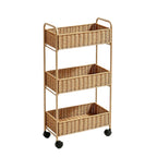Elegant Storage Basket made of Natural Rattan | High & Bury