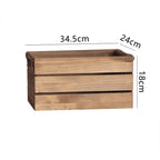 Elegant Storage Basket made of Solid Wood | High & Bury