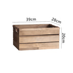 Elegant Storage Basket made of Solid Wood | High & Bury