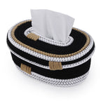Elegant Storage Basket made of Woven Natural Material | High & Bury