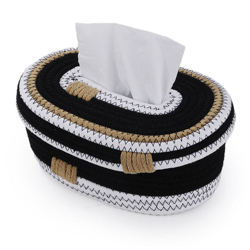 Elegant Storage Basket made of Woven Natural Material | High & Bury