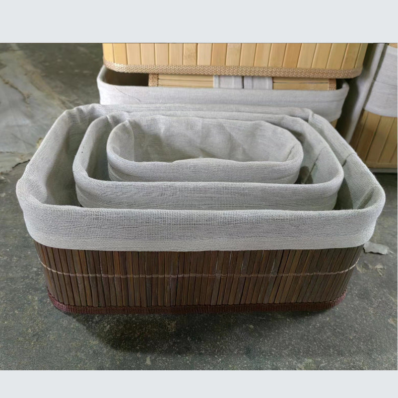 Elegant Storage Baskets made of Natural Bamboo | High & Bury
