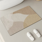 Elegant Textured Bathroom Mat | High & Bury