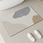 Elegant Textured Bathroom Mat | High & Bury