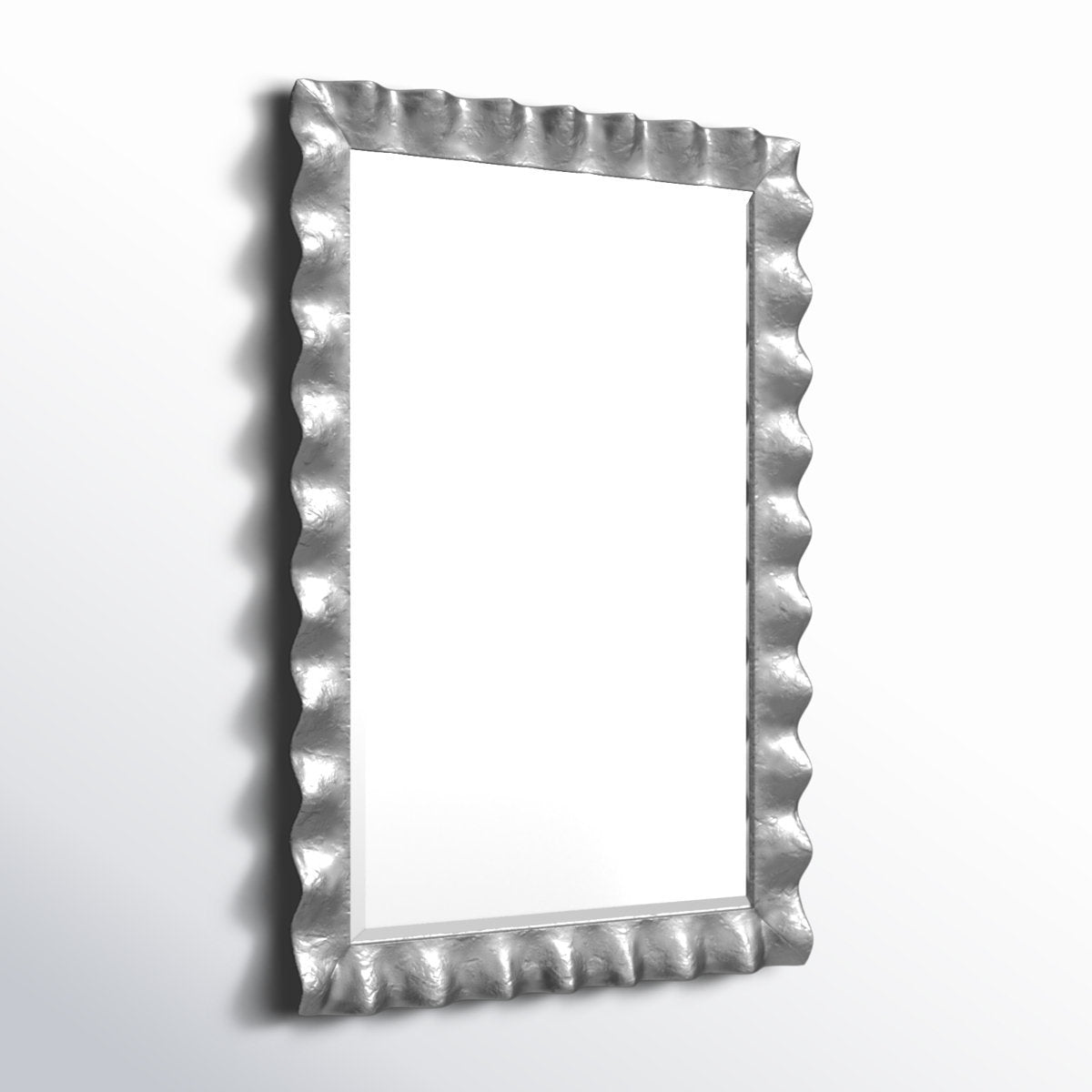 Elegant Textured Wall Mirror | High & Bury
