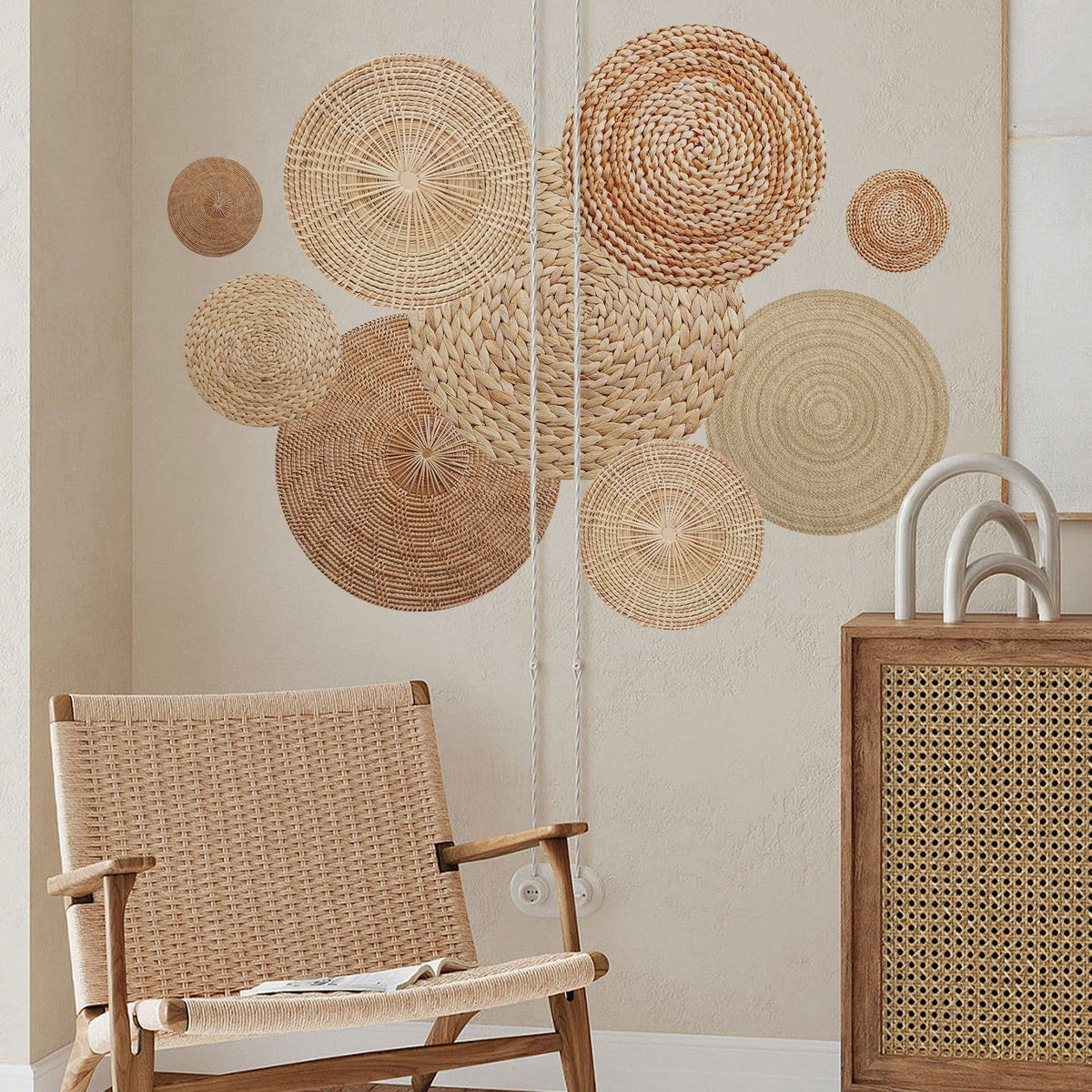 Elegant Wall Decoration made of Natural Materials | High & Bury