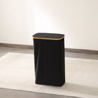 Elegant Waste Bin with Bamboo Lid | High & Bury