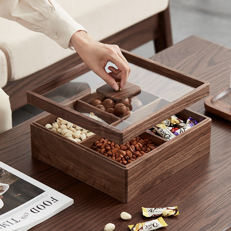 Elegant Wooden Snack Storage | High & Bury