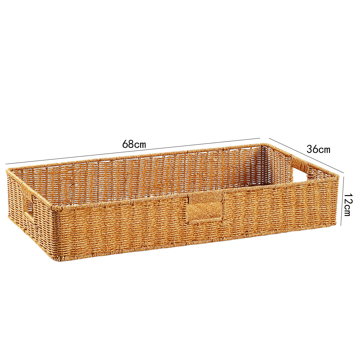 Elegant Woven Storage Basket | High & Bury
