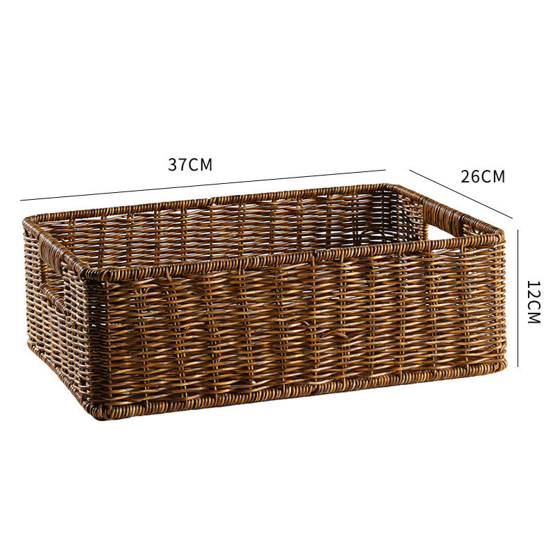 Elegant Woven Storage Basket | High & Bury