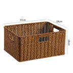 Elegant Woven Storage Basket | High & Bury