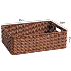 Elegant Woven Storage Basket | High & Bury
