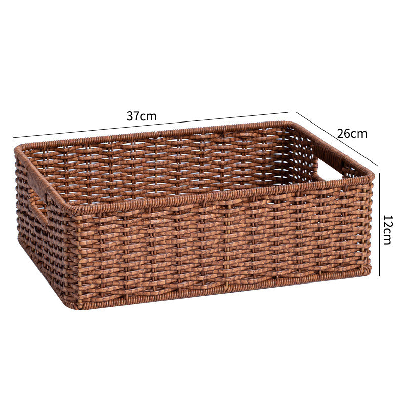 Elegant Woven Storage Basket | High & Bury