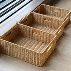Elegant Woven Storage Basket | High & Bury