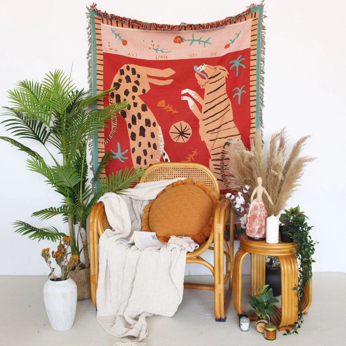 Emnosa Woven Throw Blanket
