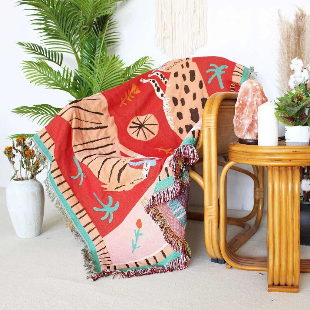 Emnosa Woven Throw Blanket