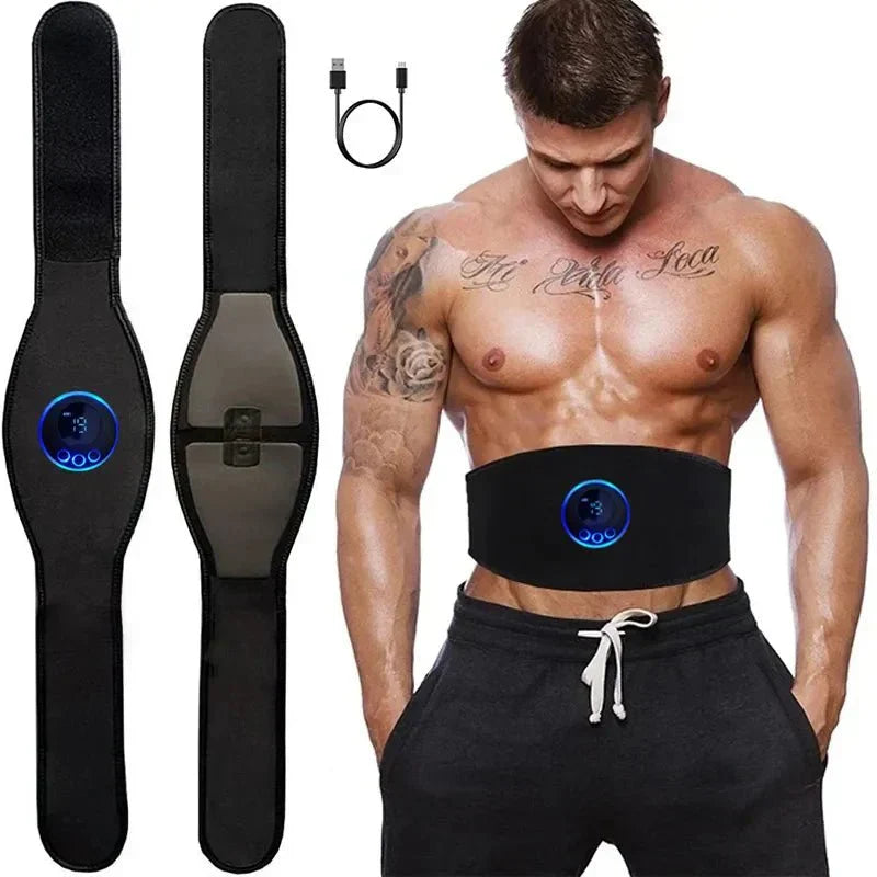 EMS Abdominal Muscle Stimulator Belt, 19 Levels, 8 Modes, 107 cm, view 3