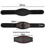 EMS Abdominal Muscle Stimulator Belt, 19 Levels, 8 Modes, 107 cm, view 5