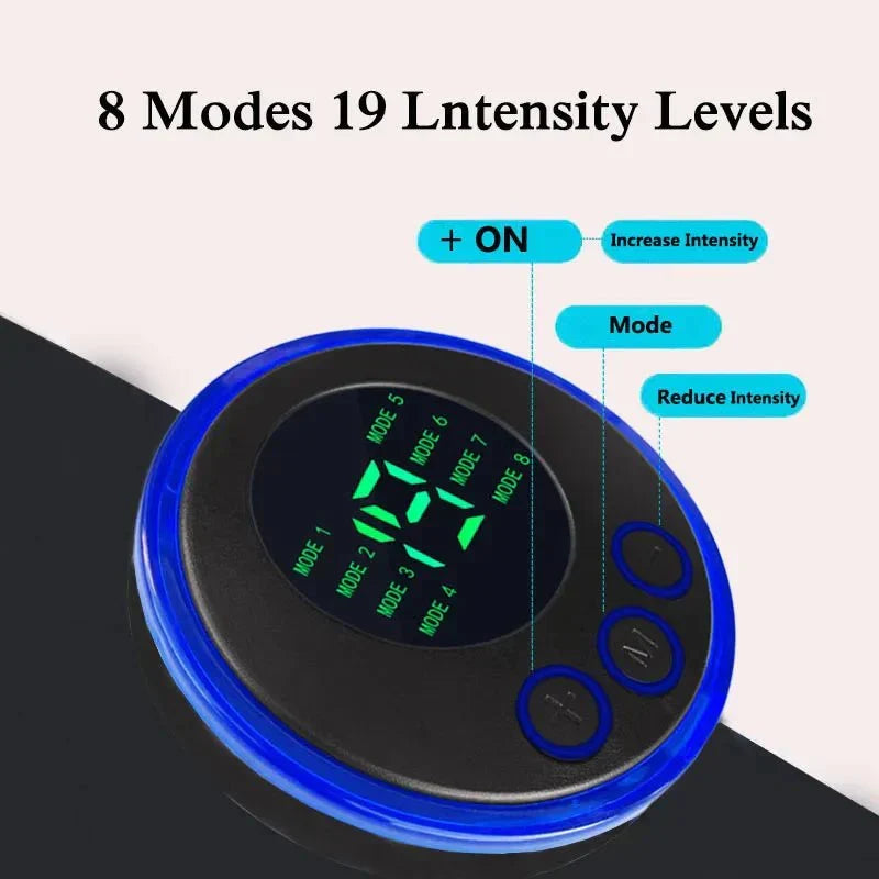EMS Abdominal Muscle Stimulator Belt, 19 Levels, 8 Modes, 107 cm, view 6