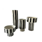 Emsella Striped Ceramic Vase