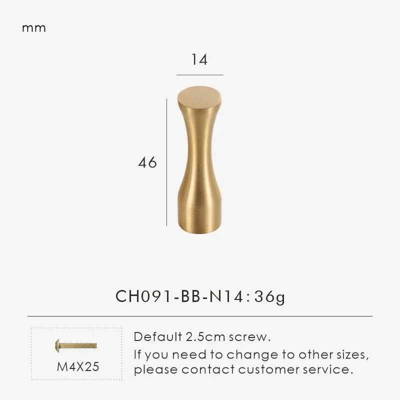 Emtynta Brass Wall Hook