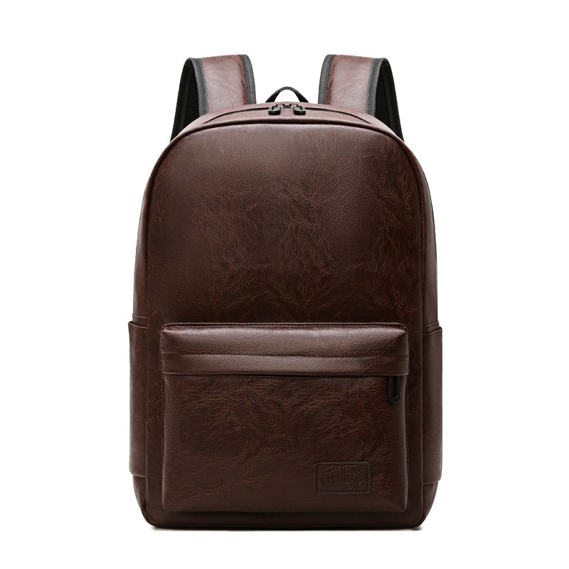 Executive Leather Backpack for Laptops up to 15 Inches, Business Travel, view 5