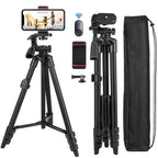 Extendable Aluminium Phone Tripod with Bluetooth Remote and Selfie Stick