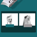 Extra-Wide Nail Clipper with Anti-Splash Guard, Stainless Steel, 15 mm+, view 2