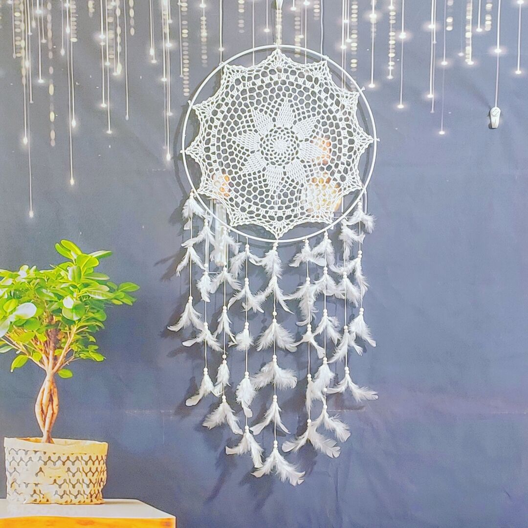 Feather Dreamcatcher Wall Hanging | High & Bury