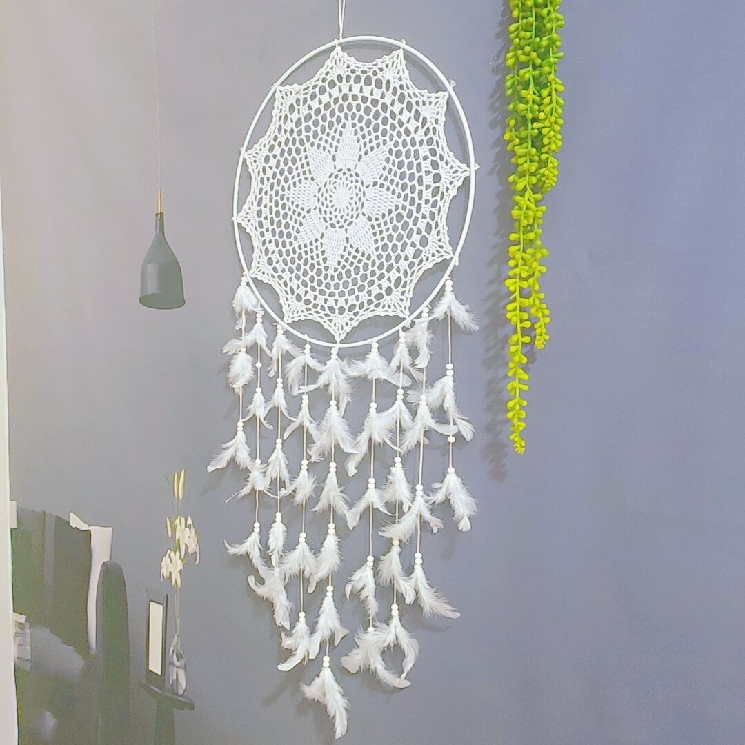 Feather Dreamcatcher Wall Hanging | High & Bury