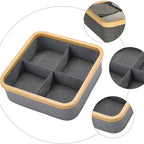 Felt Organizer with Bamboo Frame | High & Bury