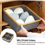 Felt Organizer with Bamboo Frame | High & Bury