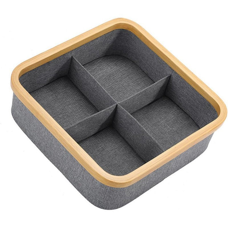 Felt Organizer with Bamboo Frame | High & Bury