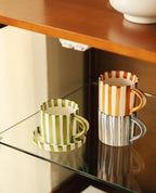 Fenleda Ceramic Paul Plate and Mug Set - 3Pcs