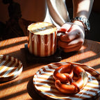 Fenleda Ceramic Paul Plate and Mug Set - 3Pcs