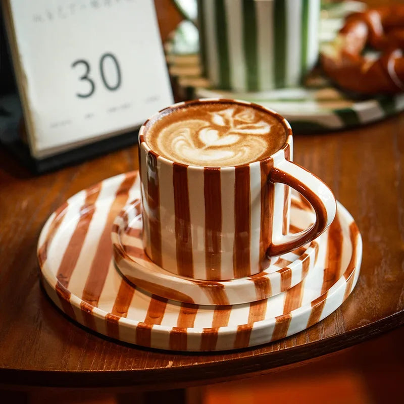 Fenleda Ceramic Paul Plate and Mug Set - 3Pcs
