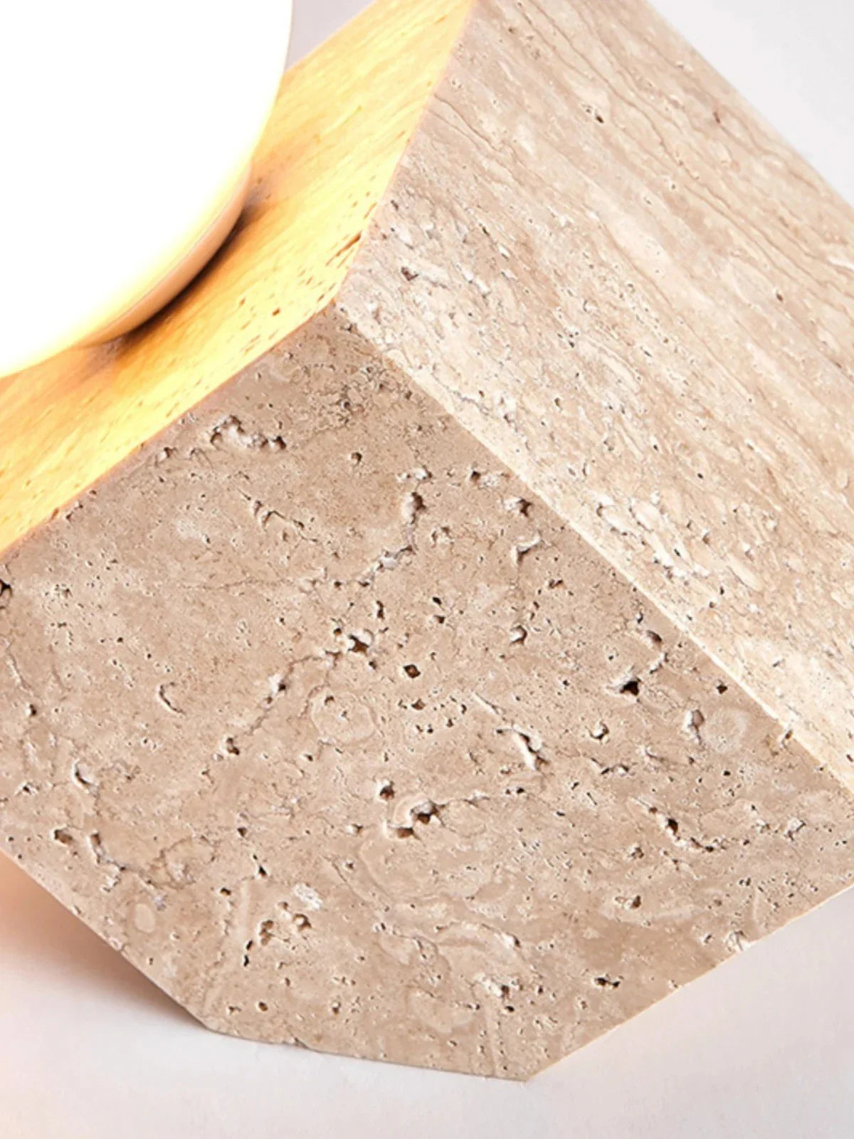 Fenroda Travertine Table Lamp