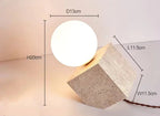 Fenroda Travertine Table Lamp