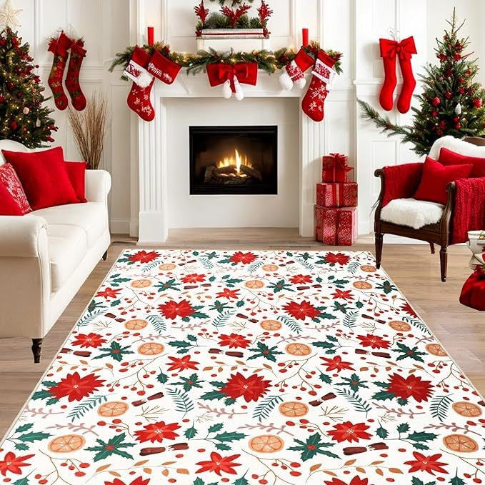 Festive Holiday Area Rug | High & Bury
