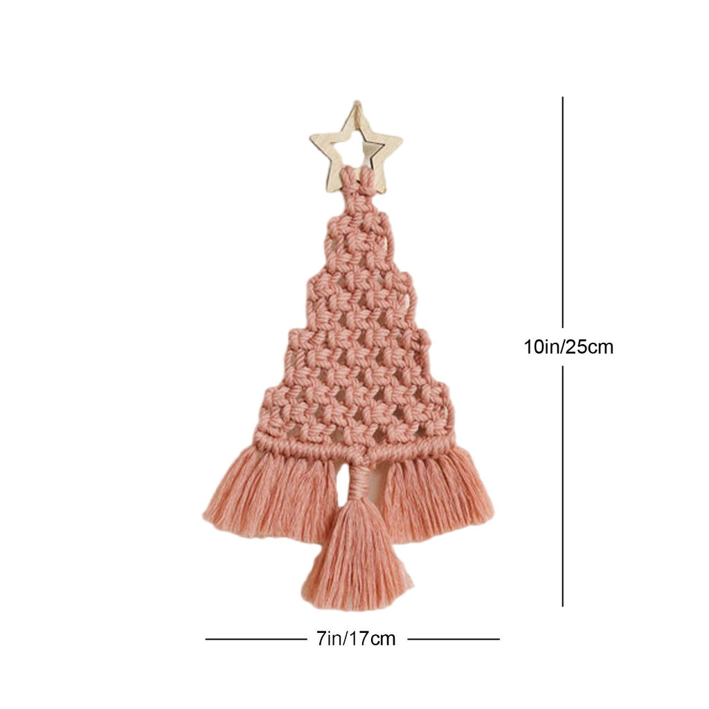 Festive Macrame Christmas Tree Ornament | High & Bury
