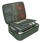 Fire-Resistant Document Organiser Bag, 36 × 27 × 10cm for Travel and Home, view 8