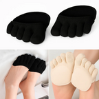 Five-Toe No-Show Socks with Cushioned Forefoot for Work and Leisure, view 3