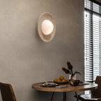 Fjordgarth Travertine Wall Lamp