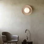 Fjordgarth Travertine Wall Lamp